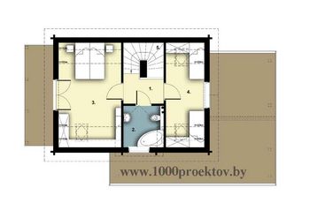 Проект деревянного дома 1598