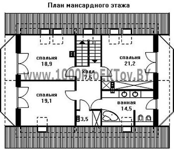 Проект дома из блоков 1331
