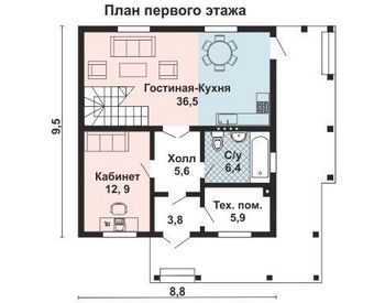 Проект деревянного дома 10-2039-2