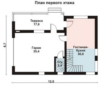Проект каркасного дома 10-2086