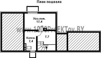 Проект дома из блоков 1388