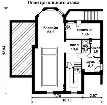 Проект деревянного дома 10-2092