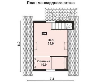 Проект деревянного дома 10-2252