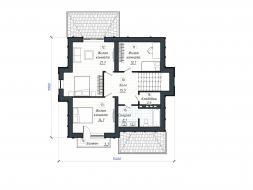 Проект дома из блоков 1-52