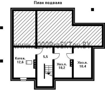 Проект дома из блоков 1272
