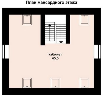 Проект дома из блоков 10-2096