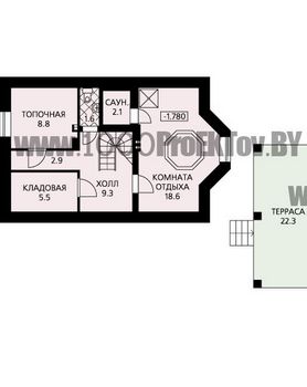 Проект дома из блоков 1083