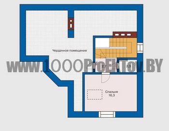 Проект дома из блоков 1085