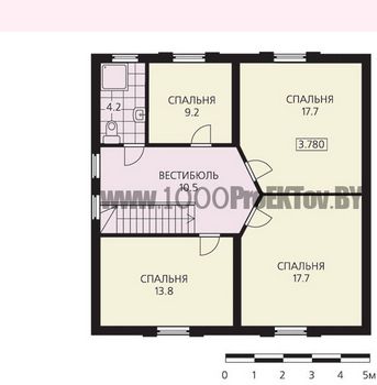 Проект дома из блоков 1081