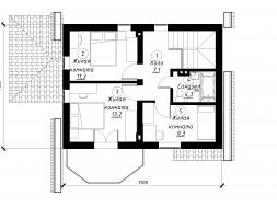 Проект дома из блоков м30