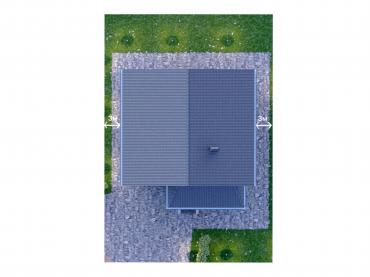 Проект каркасного дома 2-70-1