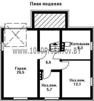 Проект дома из блоков 1425