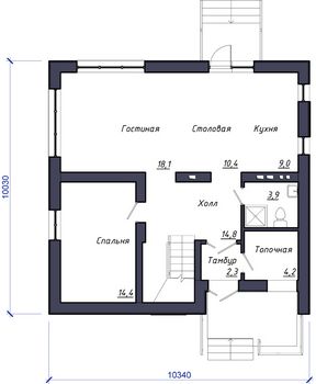 Проект каменного дома 1576