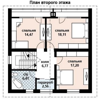 Проект дома из блоков 10-2030