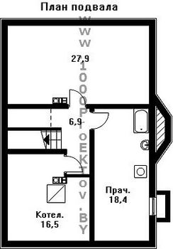 Проект дома из блоков 1269