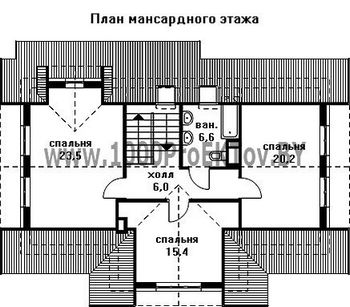 Проект дома из блоков 1471