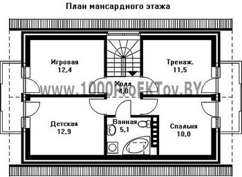 Проект дома из блоков 1492