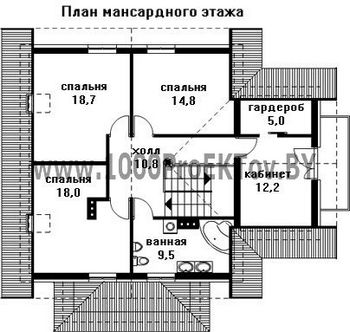 Проект дома из блоков 1321
