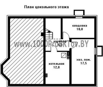 Проект дома из блоков 1331