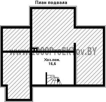 Проект дома из блоков 1178