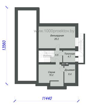 Проект дома из блоков 1506