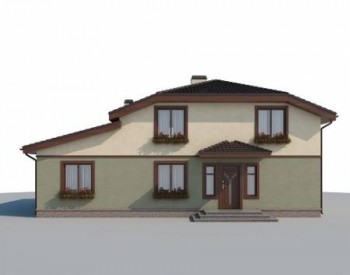Проект дома из блоков 10-2167
