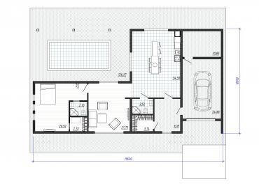 Проект каркасного дома 2-10-5