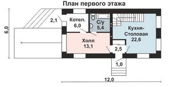 Проект каменного дома 10-2229