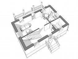 Проект дома из блоков 1-46