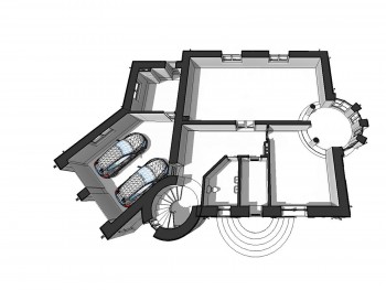 Проект дома из блоков 1-25
