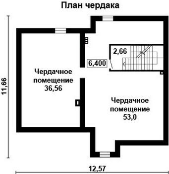 Проект дома из блоков 10-2106