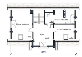 Проект деревянного дома 1564