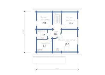 Проект деревянного дома 3-33