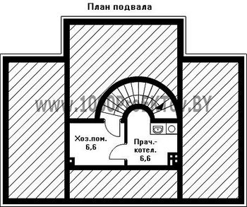 Проект дома из блоков 1399