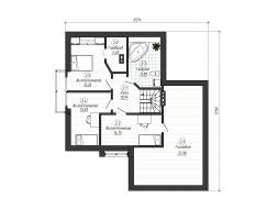 Проект дома из блоков 1-14