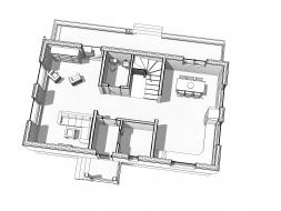 Проект каркасного дома 2-50-6