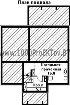 Проект дома из блоков 1198