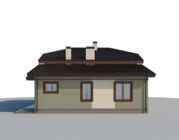 Проект дома из блоков 10-2167