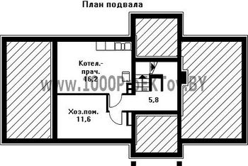 Проект дома из блоков 1153