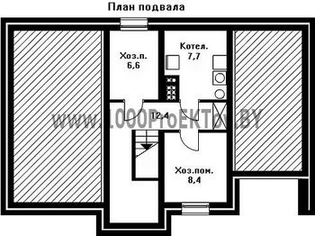 Проект дома из блоков 1314