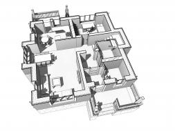 Проект дома из блоков 1-52