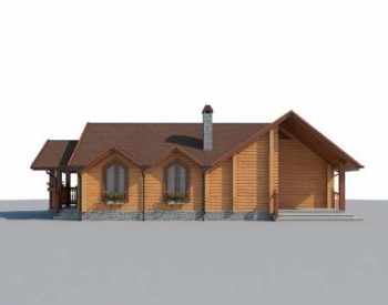 Проект деревянного дома 3-30