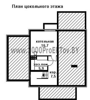 Проект дома из блоков 1343