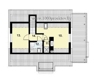 Проект деревянного дома 1610
