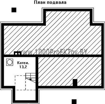 Проект дома из блоков 1172