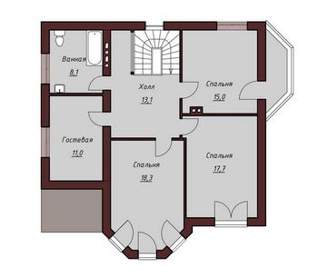 Проект каменного дома 1621