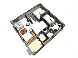 Проект каркасного дома 2-80-2