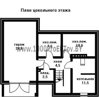 Проект дома из блоков 1338