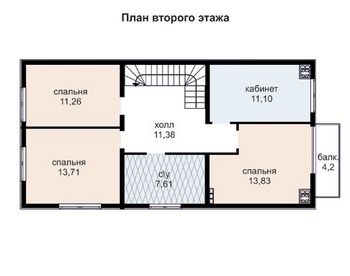 Проект дома из блоков 10-2006