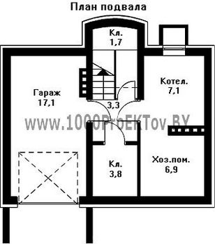 Проект дома из блоков 1199